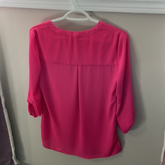 Point Zero pink blouse size small - Picture 2 of 2